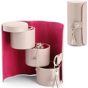 Small Jewelry Case Box, Travel Essential Accessories for Women, Gift for Women